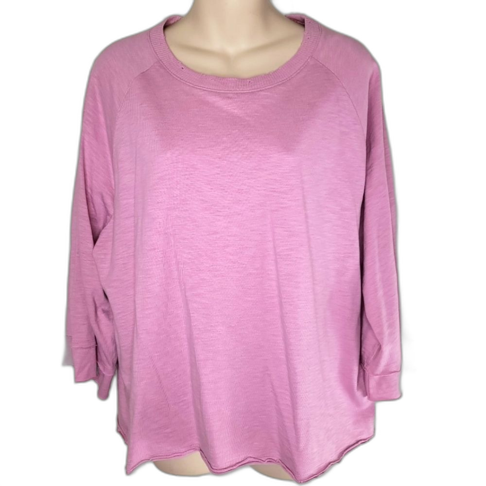 Calvin Klein Jeans nwt raw hem pullover shirt large